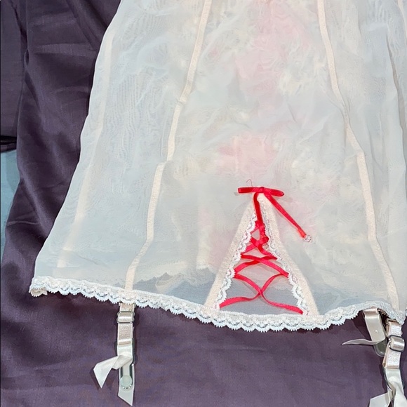 Victoria’s Secret Garter Corset Very Sexy Pink New - Picture 8 of 11